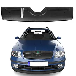 Зимова накладка на радіаторні грати Skoda Octavia A5 2004-2010 До Ресталінг Мат (AutoElement)