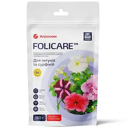 Добриво для петуній та сурфіній, 180 г, Yara Folicare