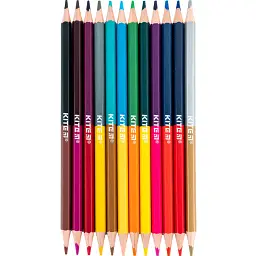 Олівці кольорові Kite Classic двосторонні 12 шт. (K-054) - мініатюра 4