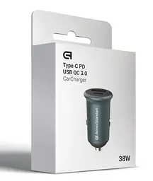 Автомобільний зарядний пристрій ArmorStandart 20 W Type-C+USB (ARM65439) сірий - мініатюра 4