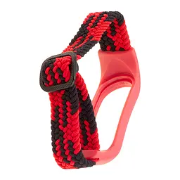 Ремінець Braided Buckle Enhanced Mi Band 3/4/5/6/7 Червоний Чорний - мініатюра 2