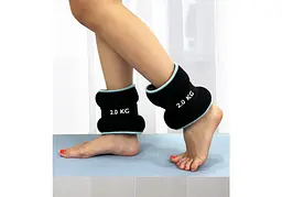 Обтяжувачі Comfort 2 кг для ніг та рук з металом (пара) EasyFit fit0024806