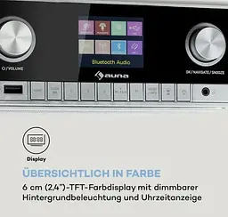 Кухонне радіо Auna Connect Soundchef MKII (10037496) - мініатюра 2