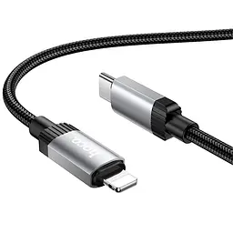 Дата кабель Hoco X117 Star Type-C to Lightning 27W (1m) Black - мініатюра 2