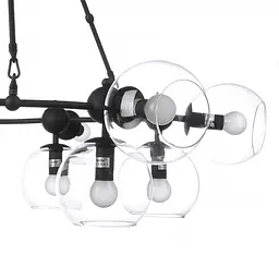 Люстра молекула Brille E14 40W BK (BL-250S/12) - мініатюра 2