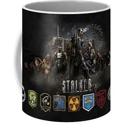 Кухоль GeekLand Сталкер S.t.a.l.k.e.r. Поклик Прип'яті ST.02.11 330 мл білий - мініатюра 3