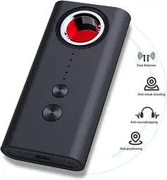 Портативний детектор жучків XO CRP03 Display-Equipped Smart Detector Чорний - мініатюра 2