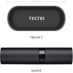 Навушники Tecno Hipods H3 Black - мініатюра 3