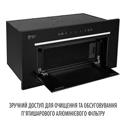 Витяжка повновбудована PERFELLI DESIGN FILINI 6 NERO - мініатюра 7