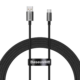 Кабель Baseus Superior Series USB Type-C Fast Charging 100 W 2 метри чорний (P10320102114-02) - мініатюра 1