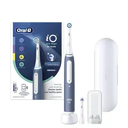 Електрична зубна щітка Oral-B iO Series 4 My Way (iOG4K.2N6.1DK) Ocean Blue (8006540818626)