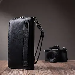 Зручний клатч для чоловіків із натуральної шкіри ST Leather 22681 чорний - мініатюра 10