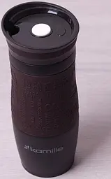 Термокухоль Machiato-II з нержавіючої сталі Kamille 380 мл kuh0009297 - мініатюра 3