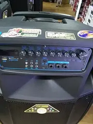 Колонка акумуляторна XPRO Temeisheng SL1201 Bluetooth з мікрофонами чорна (42608-SL1201_5658) - мініатюра 3