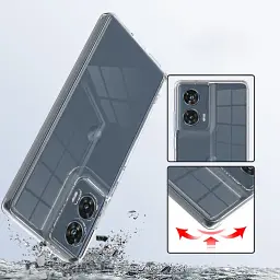 Силіконовий чохол BeCover для Motorola Edge 50 Fusion Transparancy (712743) - мініатюра 3