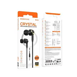 Навушники Borofone Miller universal earphones with microphone BM90 - мініатюра 3