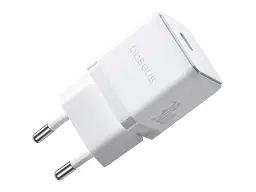 Мережевий зарядний пристрій BASEUS Palm Fast Charger 30 W Type-C to Type-C cable (P10111605213-01) - мініатюра 2