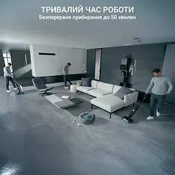 Rowenta Пилосос Rowenta безпровідний миючий X-Clean 7, 250Вт, конт пилок -0.5л, конт для води-0.65л, автон. робота до 50хв, вага-4.2кг, НЕРА, чорний - мініатюра 6