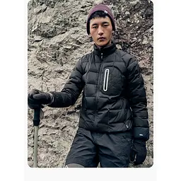 Рукавички вітрозахисні з сенсорочутливими пальцями Naturehike CYY2341KA024, розмір M, чорні - мініатюра 3