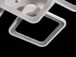 Лед люстра з діммером Diasha 8060/4+1WH dimmer - мініатюра 4