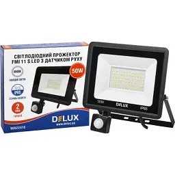Прожектор Delux FMI 11 S LED 50 Вт 6500K IP65 (90022416) - мініатюра 2