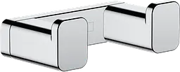 Гачок подвійний Hansgrohe AddStoris 3.6 х1.6 x 6.6 см Chrome 41755000, Хром