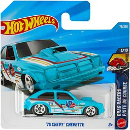 Базова машинка Hot Wheels Drag Racers '76 Chevy Chevette блакитна (5785) JJJ40-N521