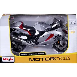 Мотоцикл іграшковий Maisto Suzuki Hayabusa 2022 в масштабі 1:12 (31101-21848) - мініатюра 6