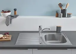 Кухонна мийка з нержавіючої сталі Grohe K200 31552SD1, Нержавіюча сталь - мініатюра 7