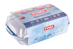 Каструля склянна Pyrex Classic, з кришкою, 2,6 л + 2,6 л (6521986) - мініатюра 2