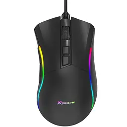 Мишка XTRIKE ME , ігрова, USB, 7200dpi., 7кн.,RGB, чорна (GM-226)