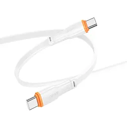 Кабель BOROFONE BX118 Esplendido 60W charging data cable C to C Білий