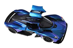 Металева колекційна модель автомобіля Aston Martin Valkyrie 2024 масштаб 1:23 зі світлом та звуком - мініатюра 5