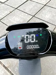 Електроскутер Двомісний CROSSER CR9 (1200W,72V,24Ah графенові абк) Сірий - мініатюра 9