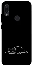 TPU чохол Demsky Lazy cat для Xiaomi Redmi Note 7 / Note 7 Pro / Note 7s