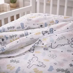 Дитяча постільна білизна MIRSON JUNIOR фланель Dino 200х220см (2200012804575) - мініатюра 8
