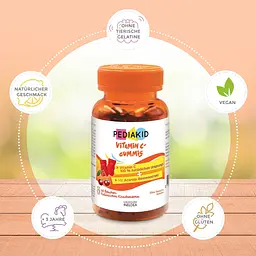 Ведмежуйки Pediakid Gommes Vitamine C 60 жувальних мармеладок - мініатюра 4