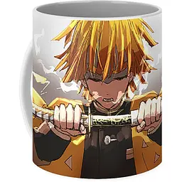 Кухоль GeekLand Demon Slayer Kimetsu no Yaiba Клинок, що розсікає демонів Агацума KY.02.05 330 мл білий - мініатюра 3