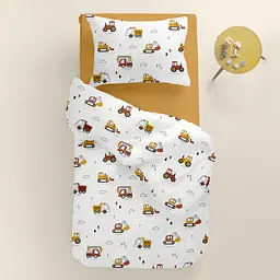 Дитяча постільна білизна Cosas LITTLE BUILDER CS2 110х140см (LittleBuilder_16Mustard_140) - мініатюра 2