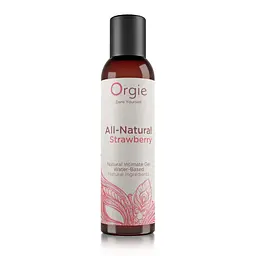 Лубрикант на водній основі зі смаком полуниці Orgie All Natural Strawberry, 150 мл