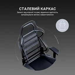 Ігрове крісло Anda Seat Luna Pro Gray Fabric Size L (AD18T-44-G-F) - мініатюра 12