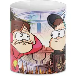Кухоль GeekLand Gravity Falls Dipper and Mabel colours GF.02.04 330 мл білий - мініатюра 3