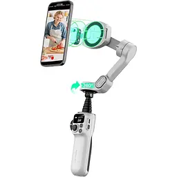 Стабілізатор відеозйомки AOCHUAN Smart P2 White (AOCHUAN-SMARTP2-W) [166469] - мініатюра 5