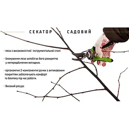 Секатор Alloid 205 мм (PS-21205) - мініатюра 9