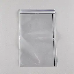 Пакети Zip-Lock прозорі 12x18 см, 100 шт, 50 мкм, поліетиленові пакети із застібкою - мініатюра 2