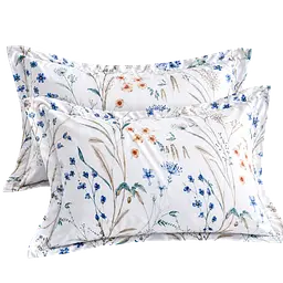 Набір наволочок Love You Botany 50×70+5 см тенсель 300TC 2 шт. блакитний (ly65050)