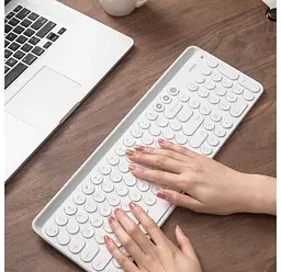 Клавіатура MiiiW AIR85+ Bluetooth Dual Mode White [MWBK01] [56173] - мініатюра 3