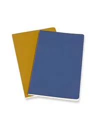 Записник Moleskine Volant середній, Нелінований Незабудка, Бурштин (2 шт) (QP723B41M17) - мініатюра 2