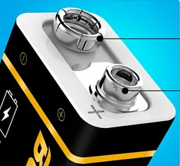 Акумулятор Beston USB крона 9v Li-ion 1000mAh - мініатюра 5
