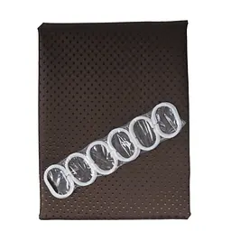 Шторка для ванної кімнати Eco Fabric Піка 180*180 см коричневий (EF-1801-BR) - мініатюра 2